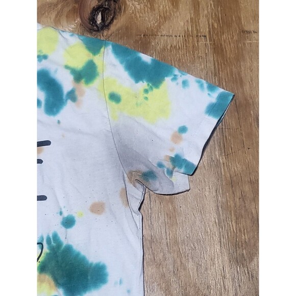 Keith Haring Tie Dye Skate T Shirt Medium Cotton Multicolor Pullover @h77 - Picture 3 of 8